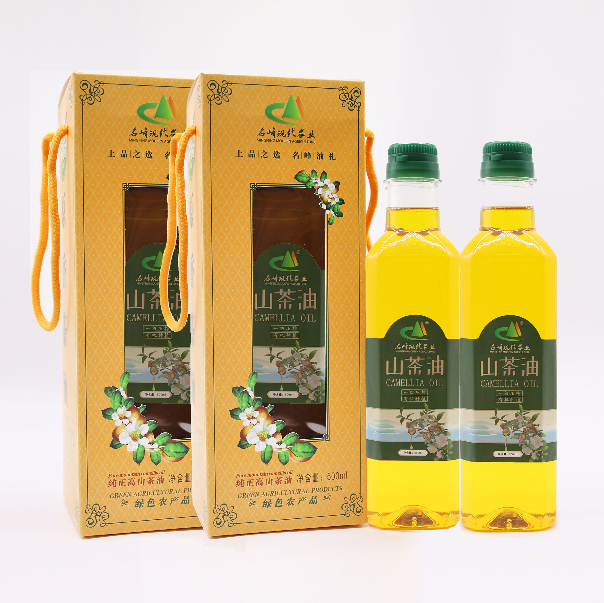 名峰高山茶油禮盒裝500毫升X2